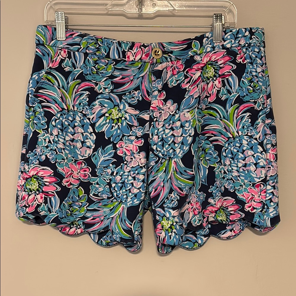 Lilly Pulitzer Buttercup knit shorts 7” size 10